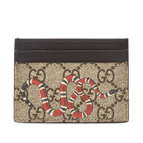 gucci card holder used|Gucci card holder with snake.